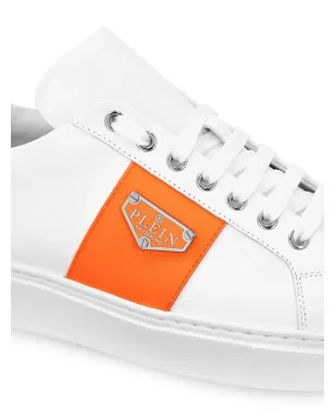Philipp Plein トライアングル プレイン ロートップスニーカー - ホワイト - サムネイル4
