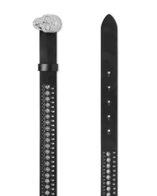 Philipp Plein スカルバックル レザーベルト - サムネイル2