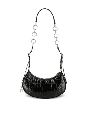 Philipp Plein ロゴプレート レザー ショルダーバッグ - サムネイル2