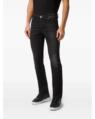 Philipp Plein パッチディテールストレートジーンズ - サムネイル2