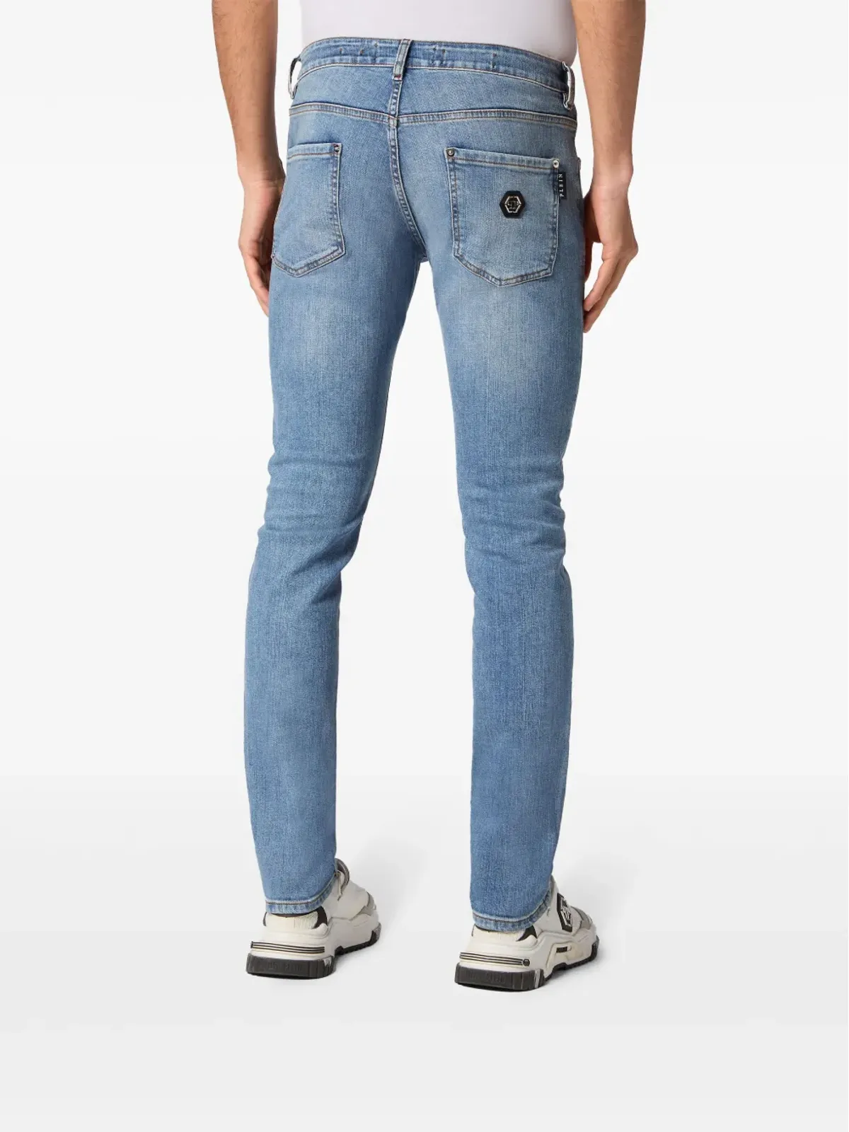 Philipp Plein ローライズ・スリムフィット・テーパードジーンズ - 画像3