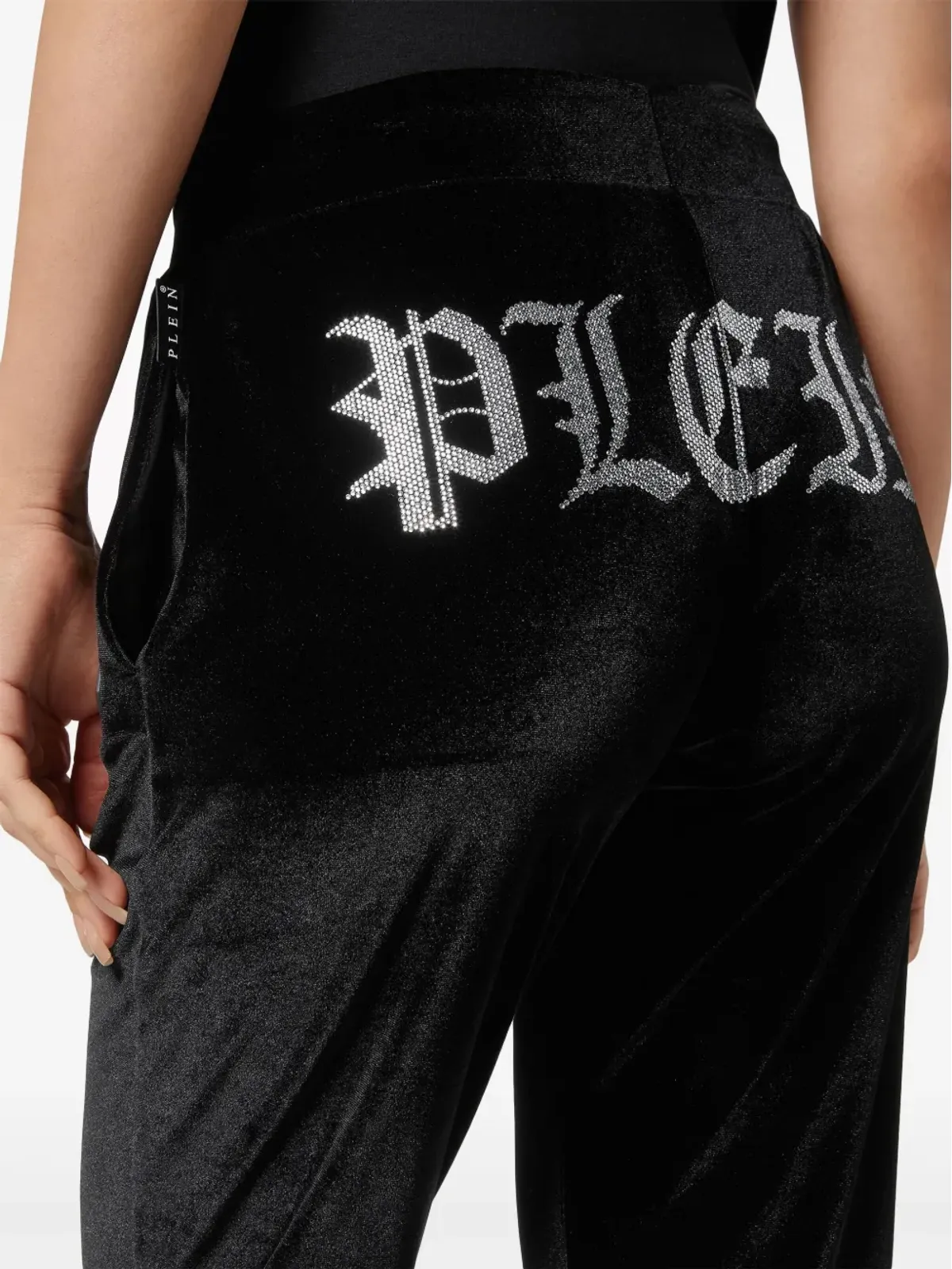 Philipp Plein ロゴ入りベルベット トラックパンツ - 画像5