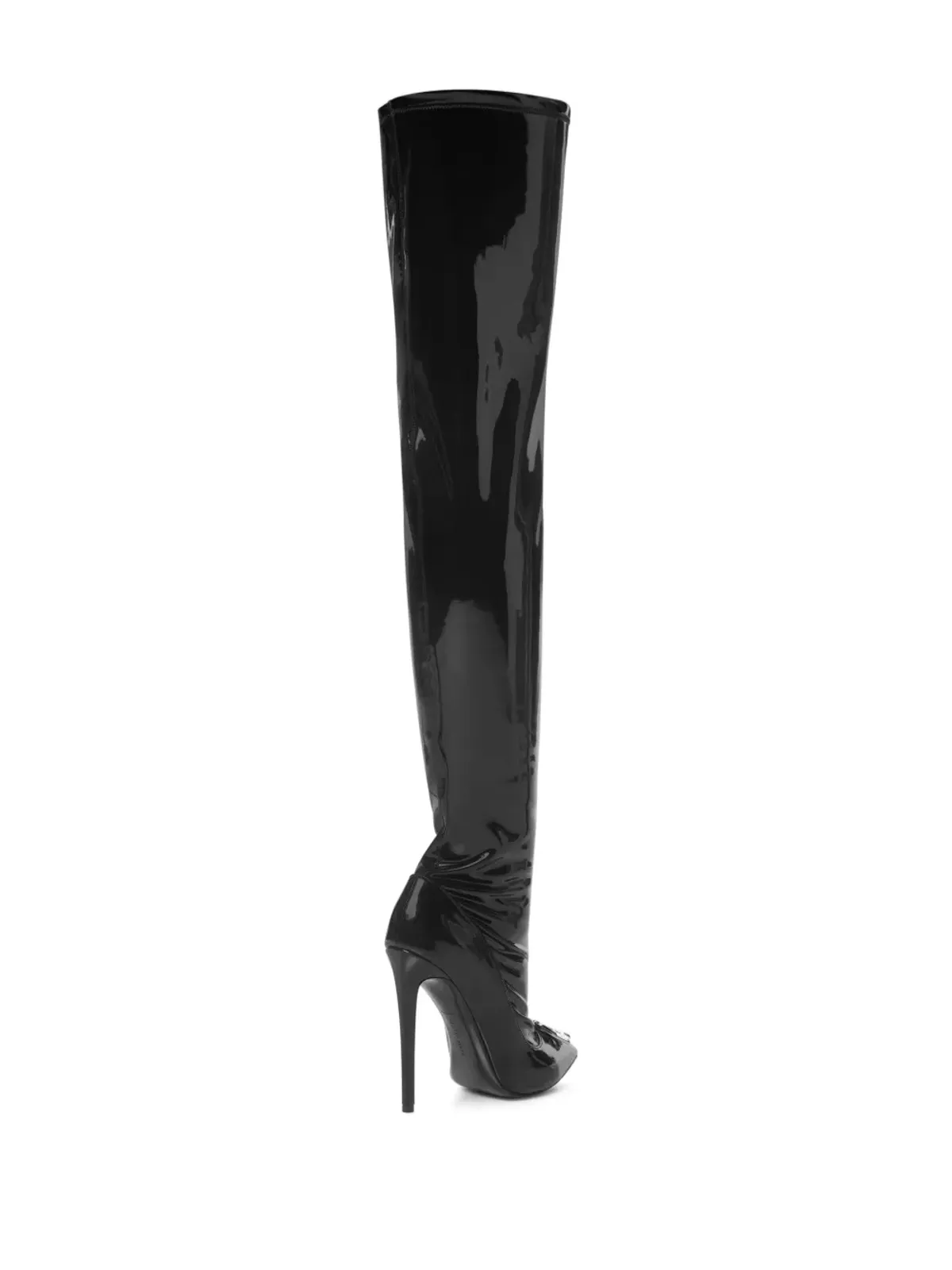 Philipp Plein ラテックスブーツ - ブラック - 画像3