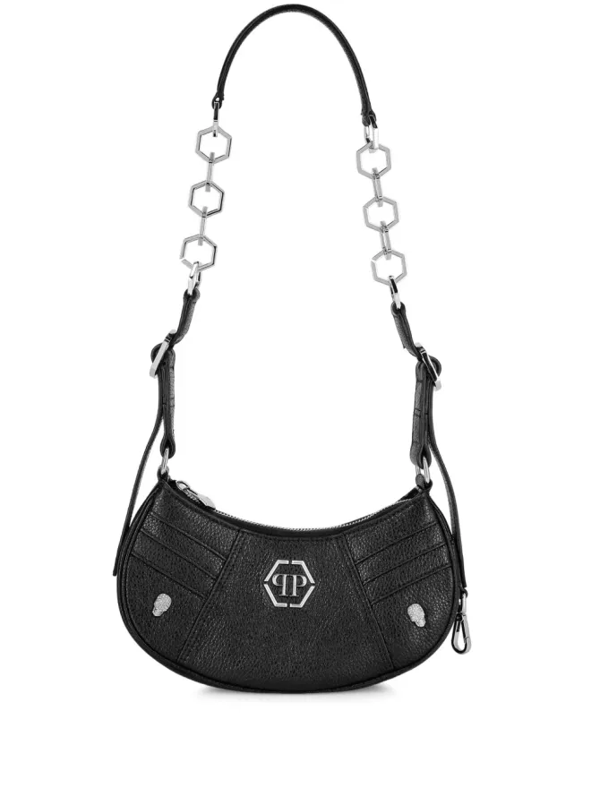 Philipp Plein Philipp Plein ミニ レザー ショルダーバッグ - ブラックの商品画像
