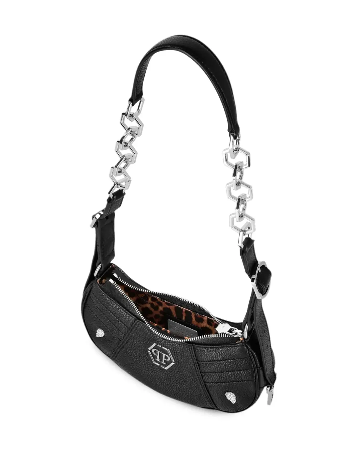 Philipp Plein ミニ レザー ショルダーバッグ - ブラック - 画像3