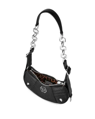 Philipp Plein ミニ レザー ショルダーバッグ - ブラック - サムネイル3