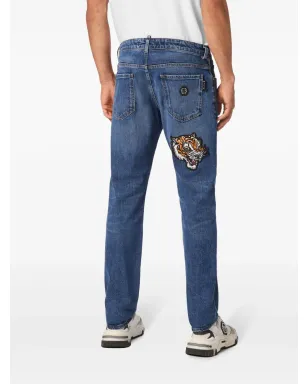 Philipp Plein タトゥー・スーパーストレートジーンズ - サムネイル4