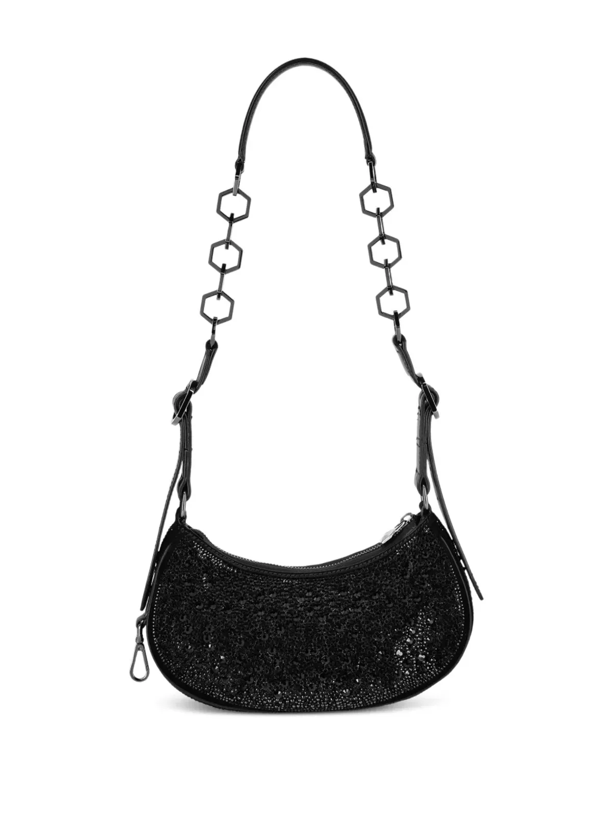 Philipp Plein クリスタル装飾ショルダーバッグ ブラック - 画像2