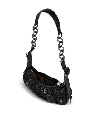 Philipp Plein クリスタル装飾ショルダーバッグ ブラック - サムネイル3