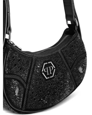 Philipp Plein クリスタル装飾ショルダーバッグ ブラック - サムネイル4