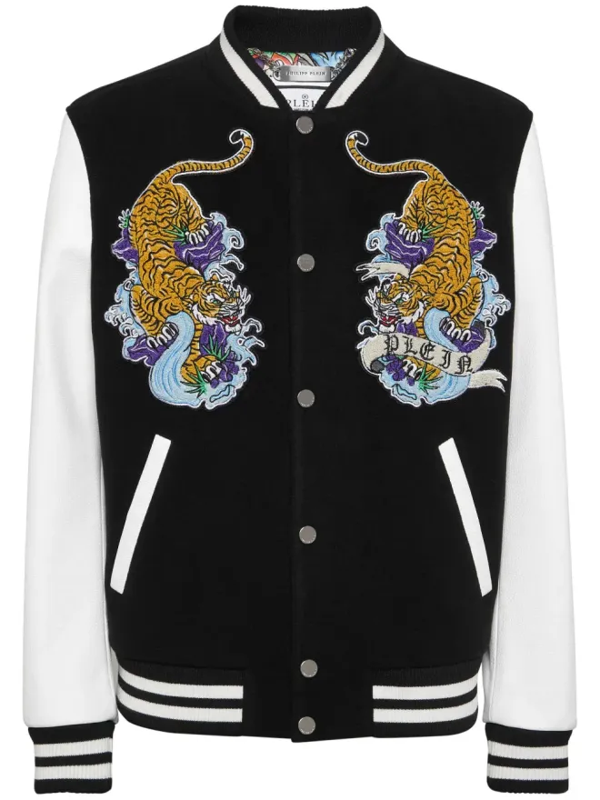 Philipp Plein Philipp Plein タトゥーパッチ ボンバー ジャケットの商品画像