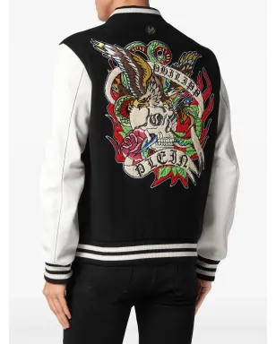 Philipp Plein タトゥーパッチ ボンバー ジャケット - サムネイル4