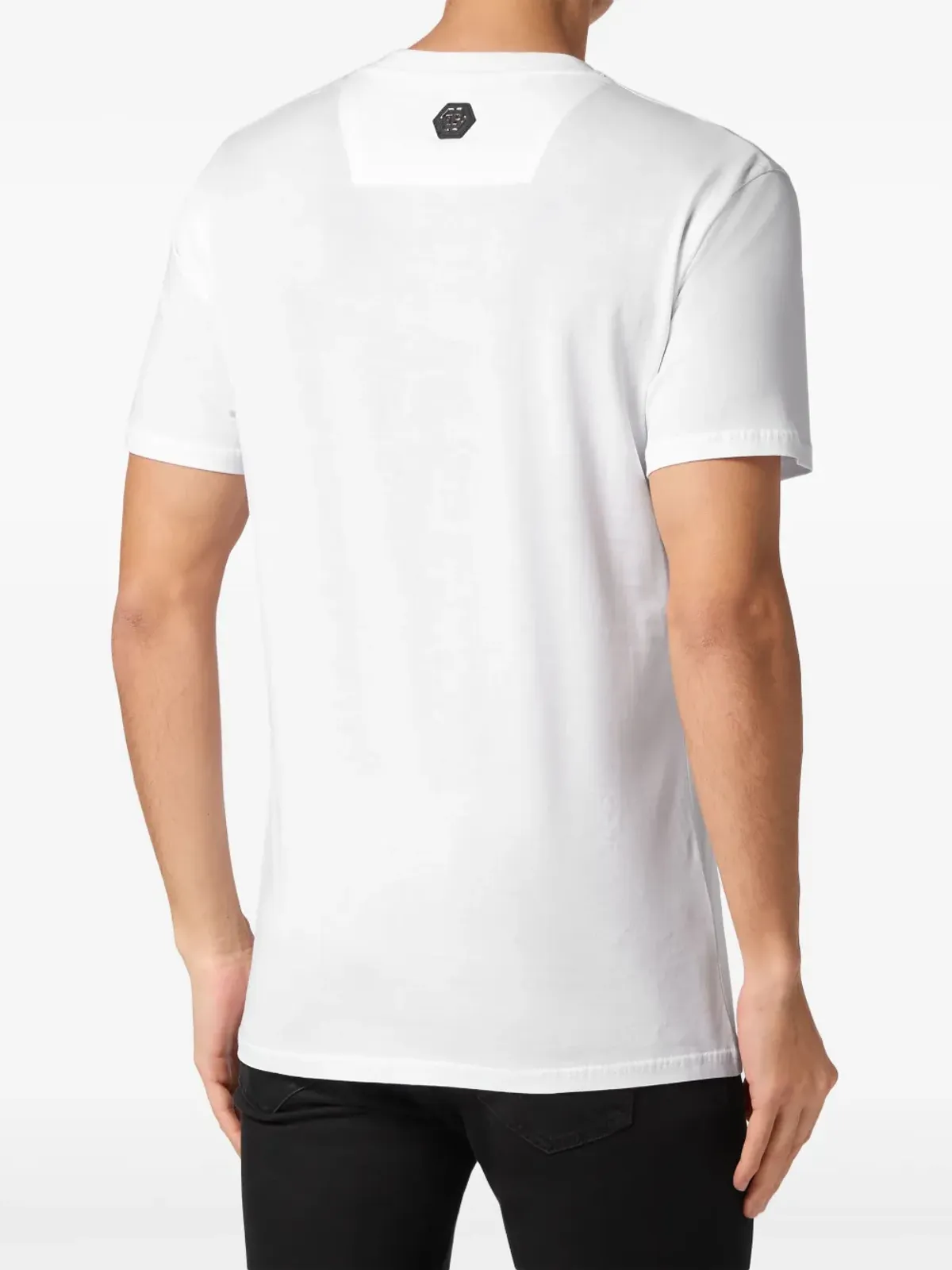 Philipp Plein タトゥープリント コットン Tシャツ - 画像4