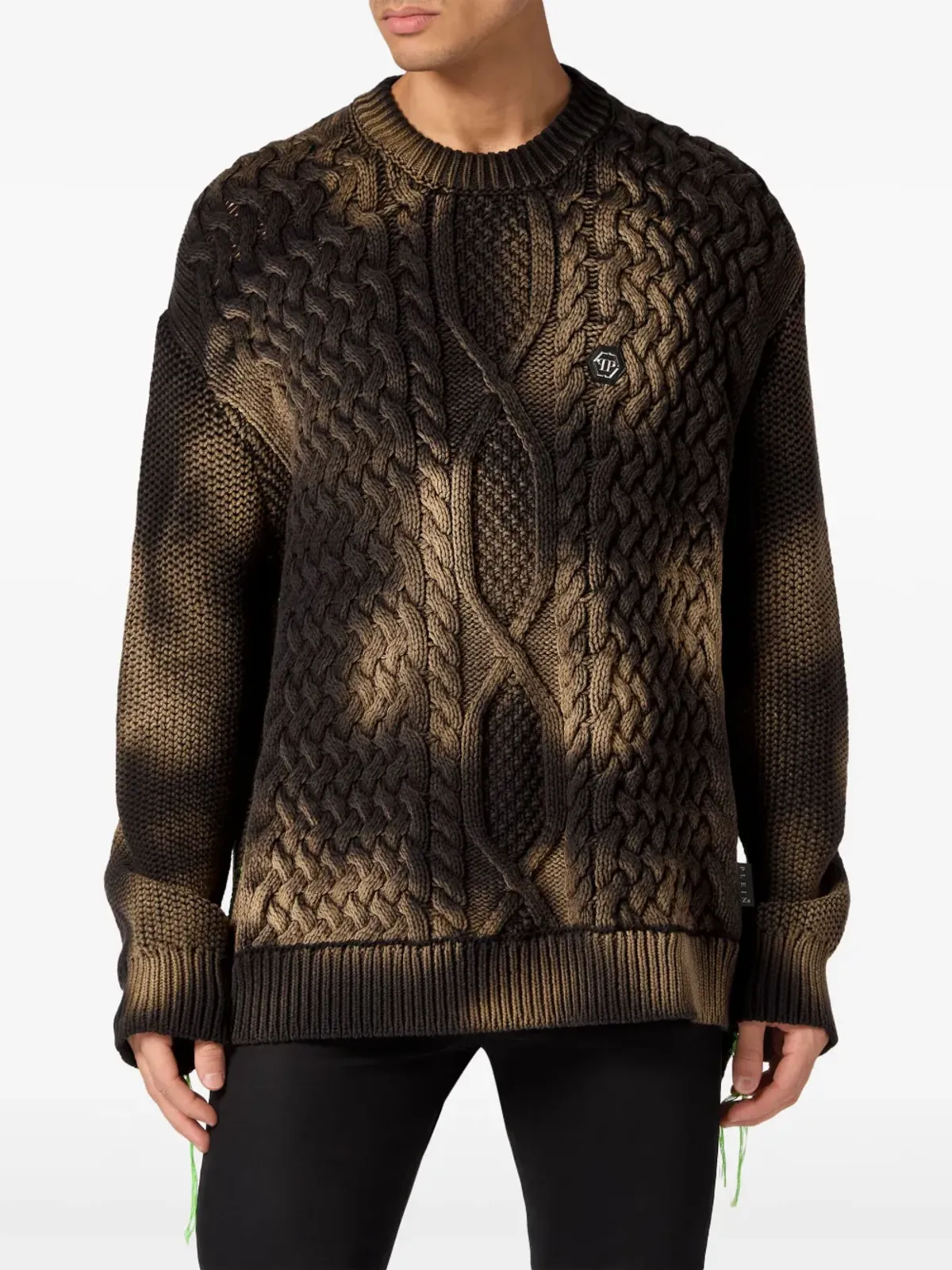 Philipp Plein スマイル刺繍タイダイ ジャンパー - 画像2