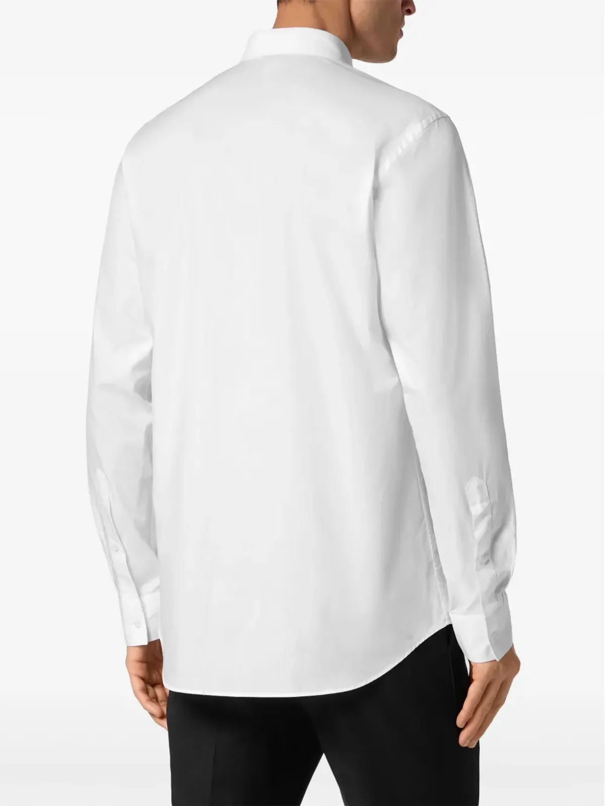 Philipp Plein スタッドディテール入りポプリンシャツ - 画像3