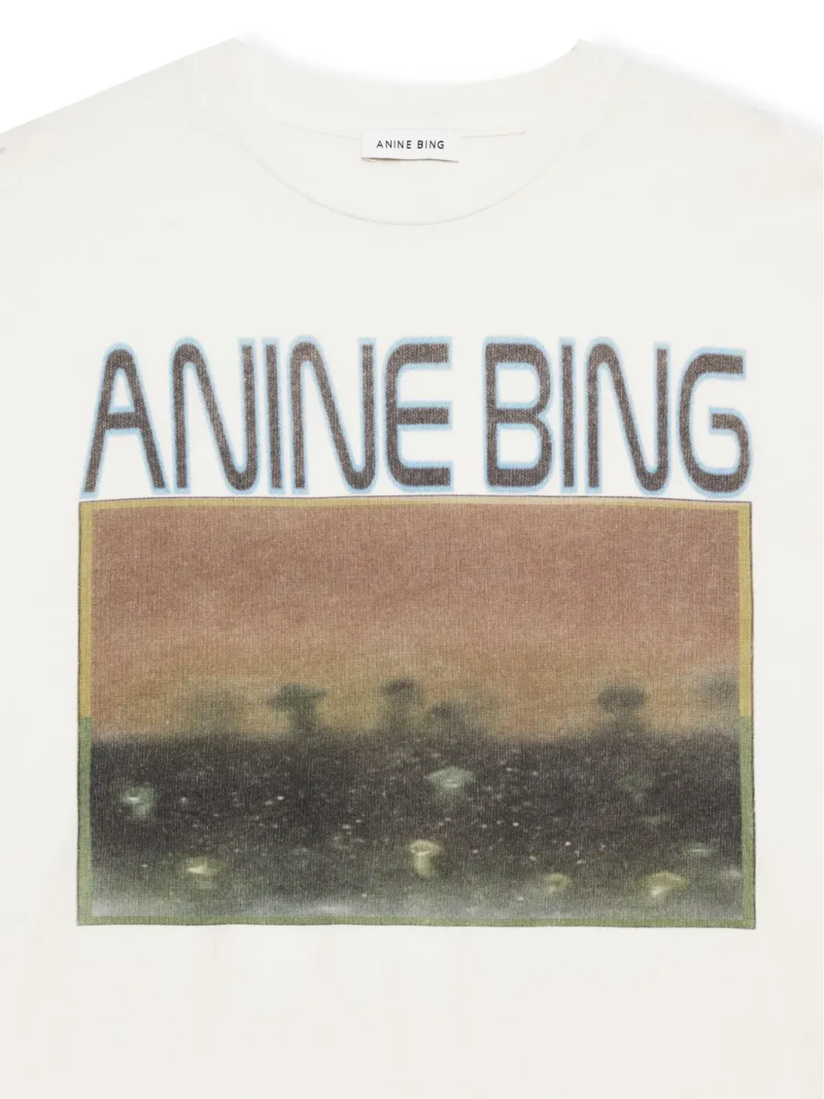 ANINE BING ケイド・マッシュルーム Tシャツ - 画像4