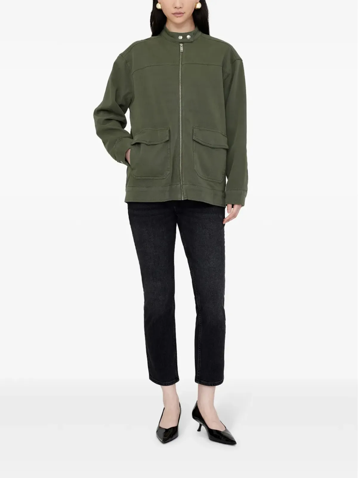 ANINE BING ヘンリー ジャケット - グリーン - 画像2