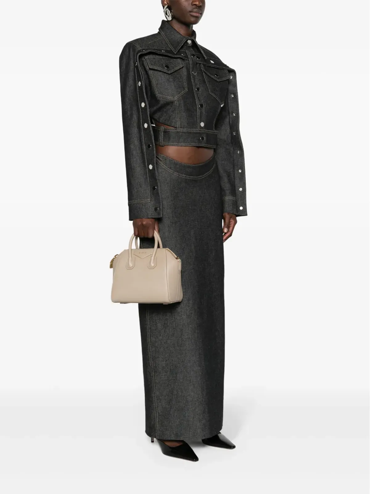 Givenchy アンティゴナ レザー トートバッグ - ニュートラルカラー - 画像2