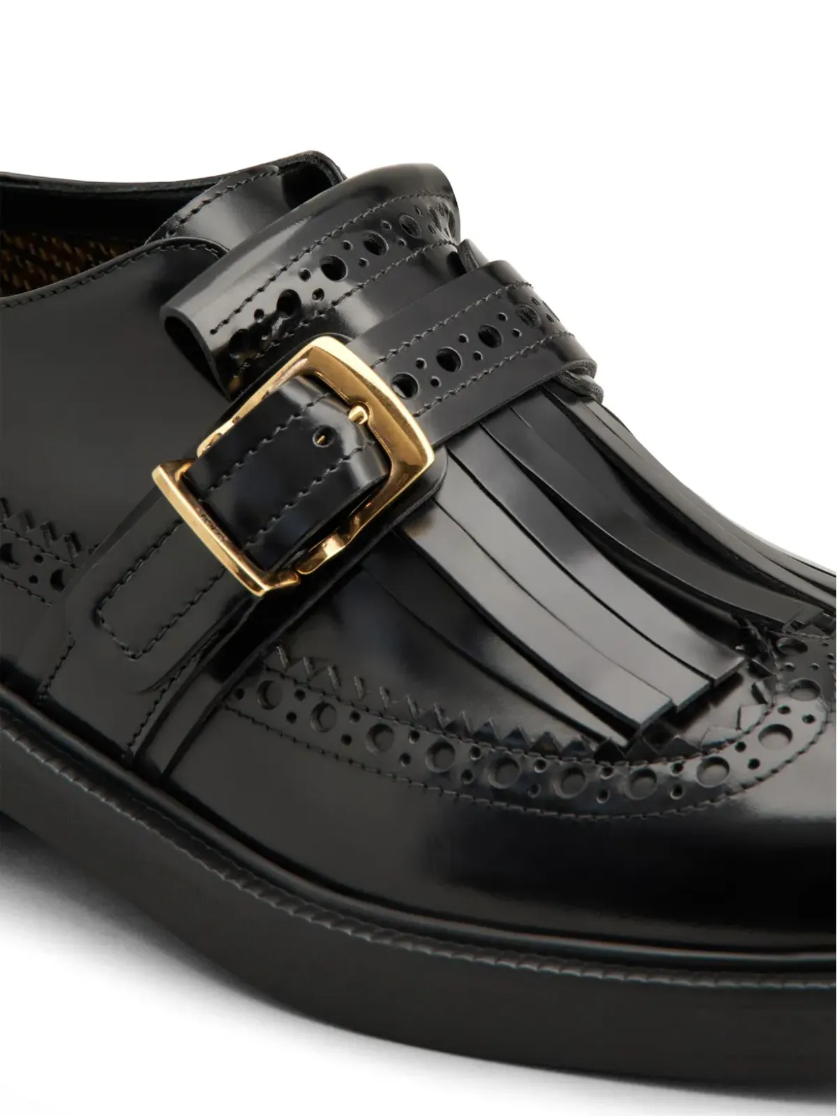 Tod's フリンジディテール レザー ローファー - ブラック - 画像5