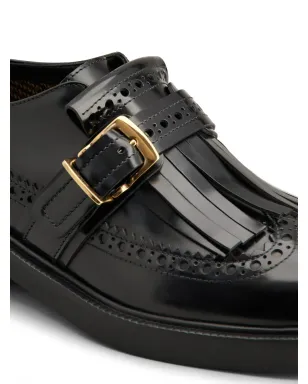Tod's フリンジディテール レザー ローファー - ブラック - サムネイル5