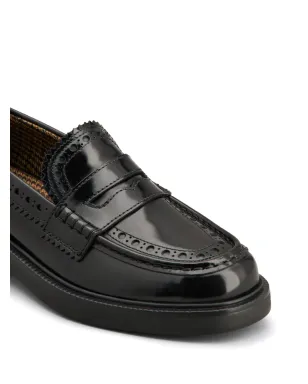 Tod's ブローグトリム レザー ローファー - ブラック - サムネイル5