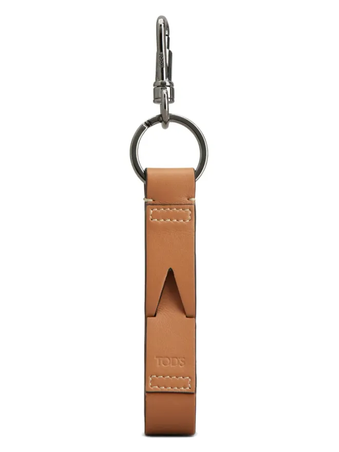Tod's Tod's Greca ロゴ型押し キーホルダー ブラウンの商品画像