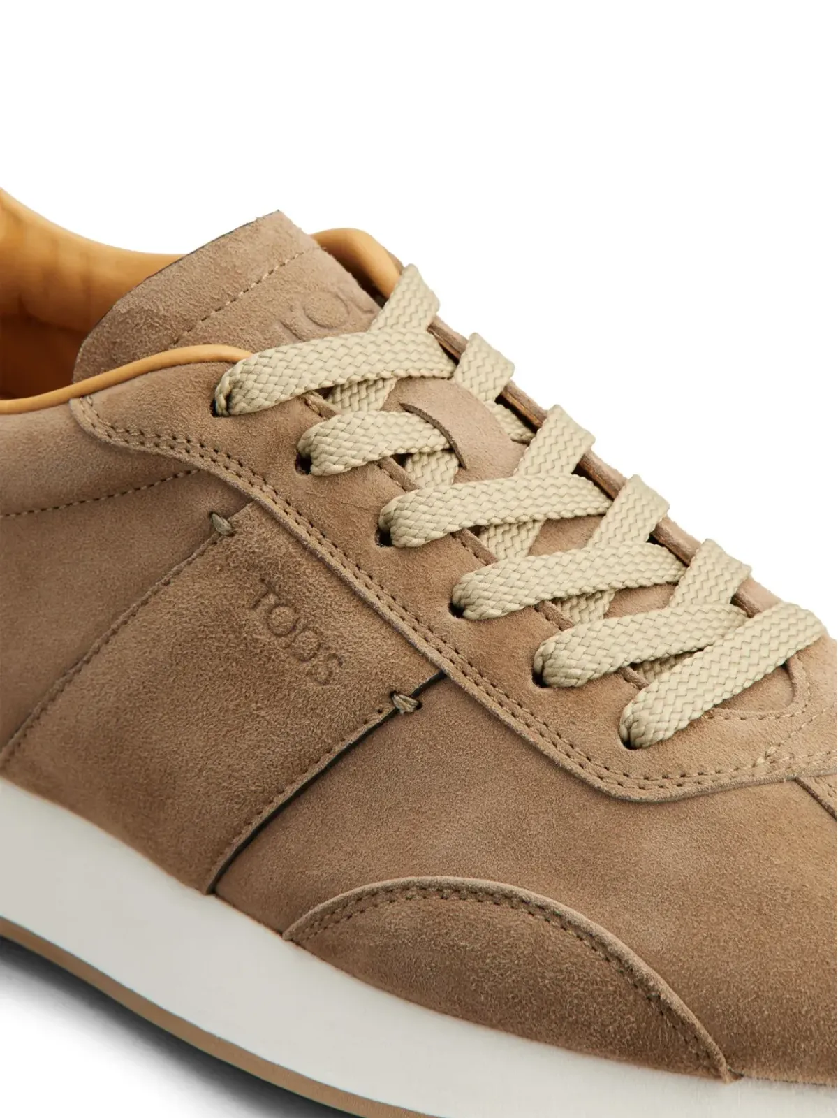 Tod's パネル入りスエード・レースアップスニーカー - 画像5