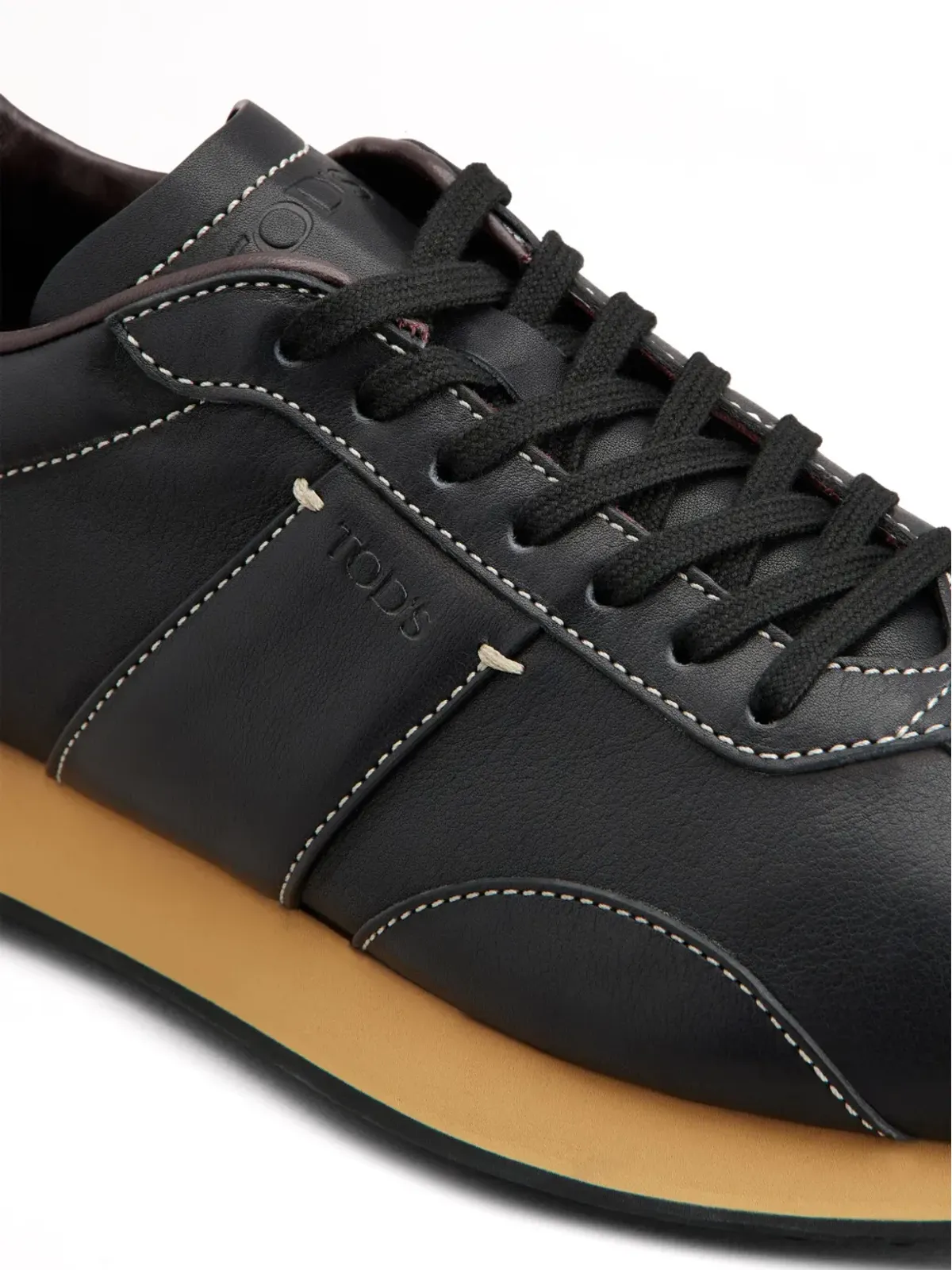 Tod's スポルティーヴォ アクティブ レザー スニーカー ブラック - 画像5