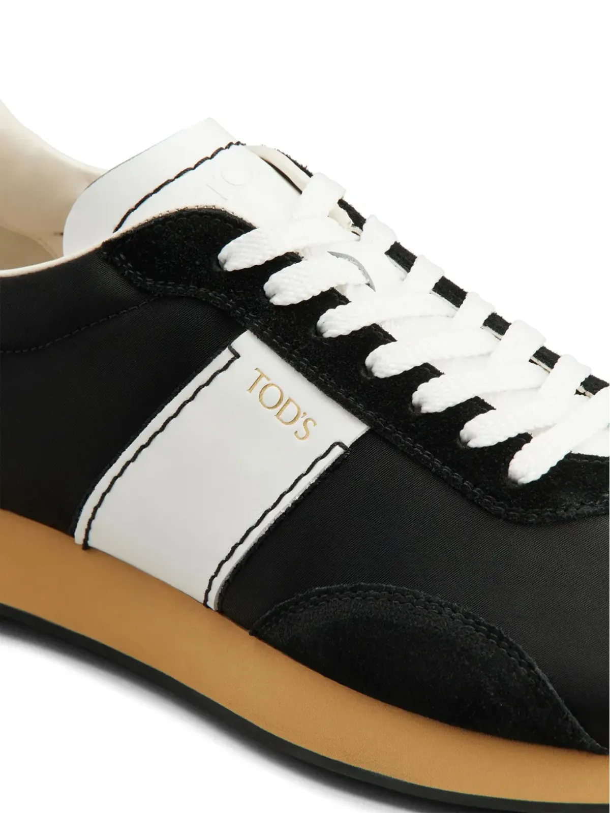 Tod's Gommino パネルドスニーカー ブラック - 画像5