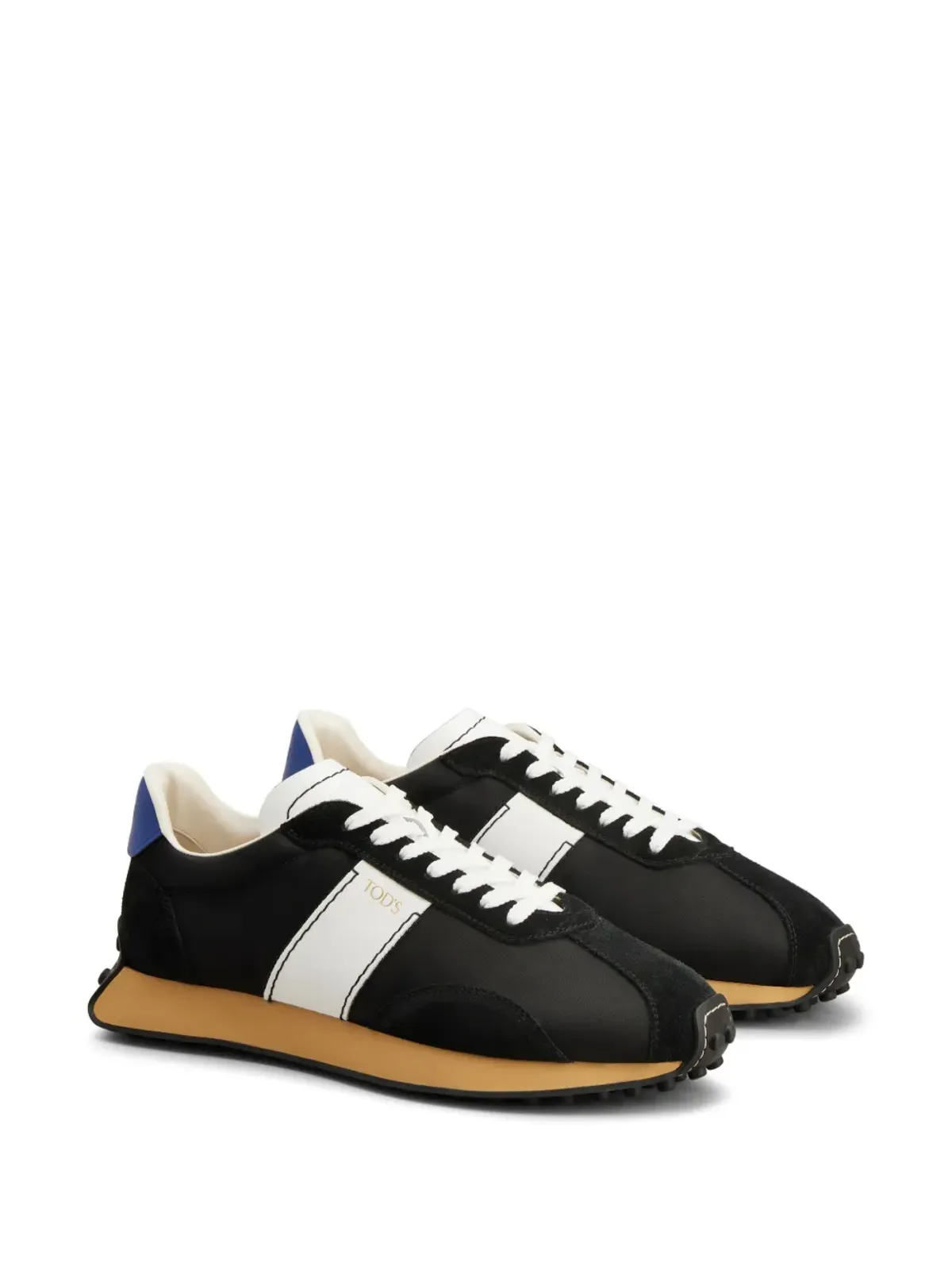 Tod's Gommino パネルドスニーカー ブラック - 画像2