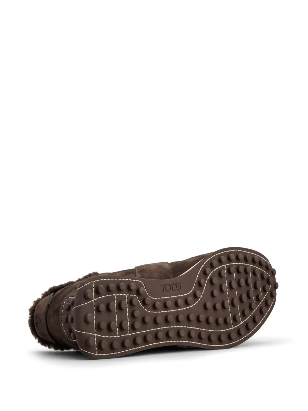 Tod's スポルティボ アクティブ スエードスニーカー ブラウン - 画像4