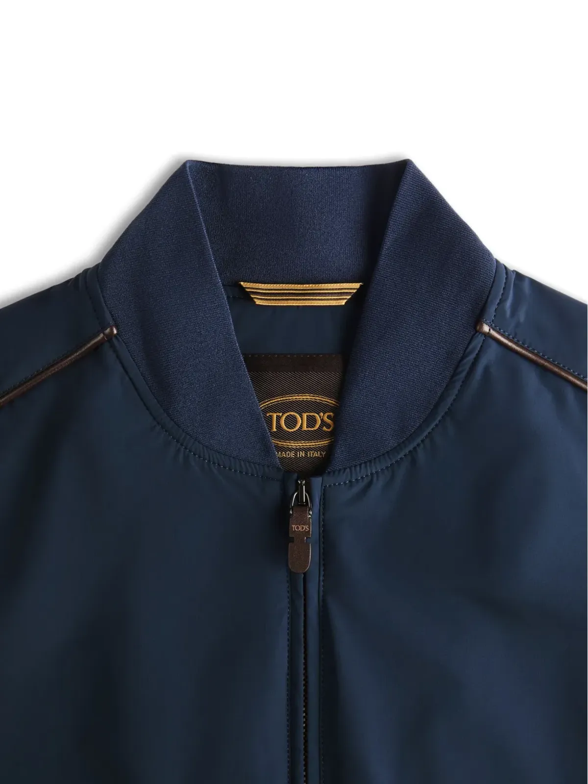 Tod's テクニカルファブリック ボンバージャケット ブルー - 画像5