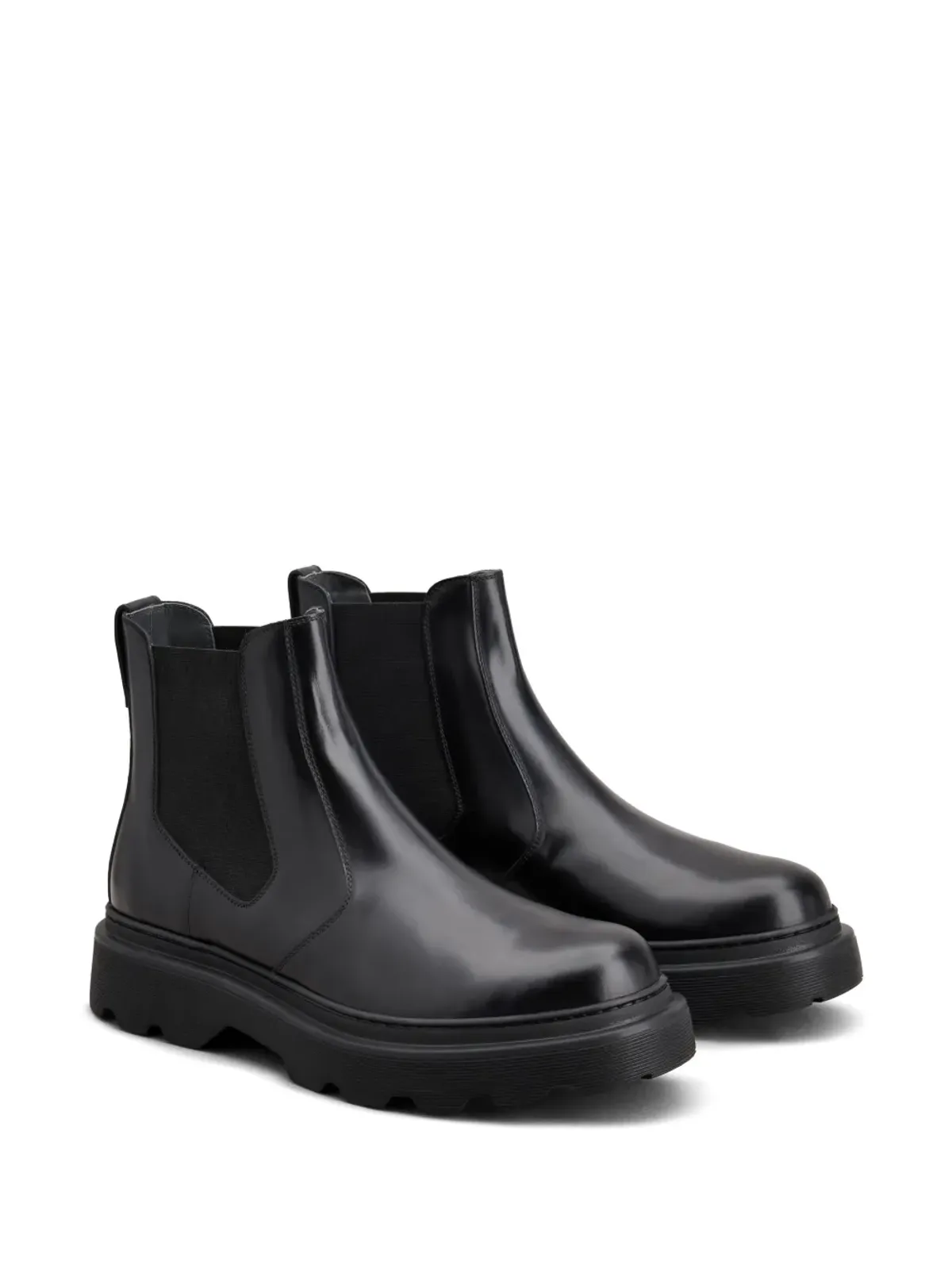 Tod's アンクルレザーブーツ ブラック - 画像2