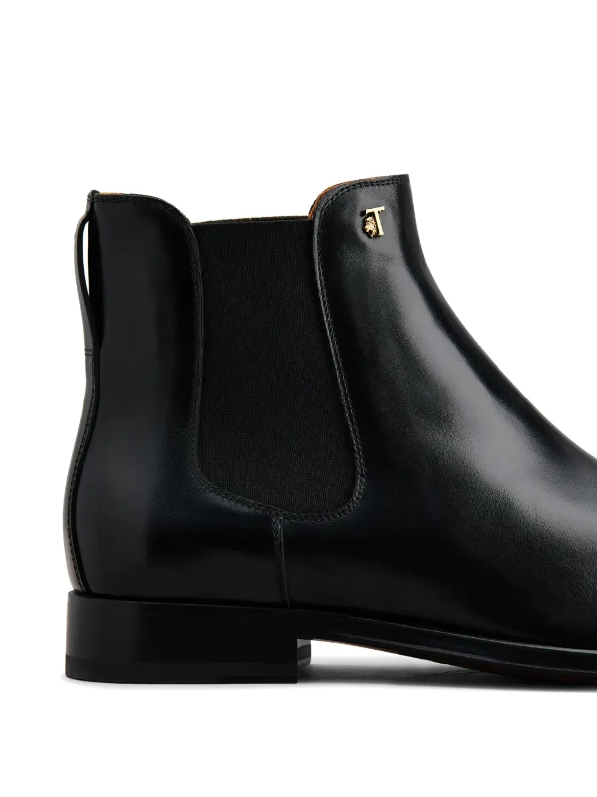 Tod's ロゴプレート レザー アンクルブーツ - 画像5
