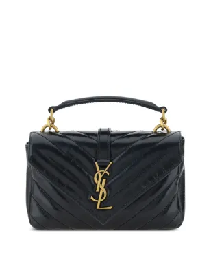 Saint Laurent アップリケロゴ入り キルティングレザー ウォレット ブラック - サムネイル1
