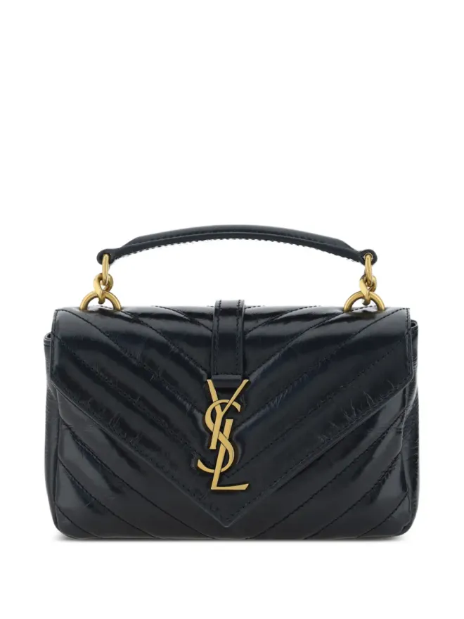 Saint Laurent Saint Laurent アップリケロゴ入り キルティングレザー ウォレット ブラックの商品画像