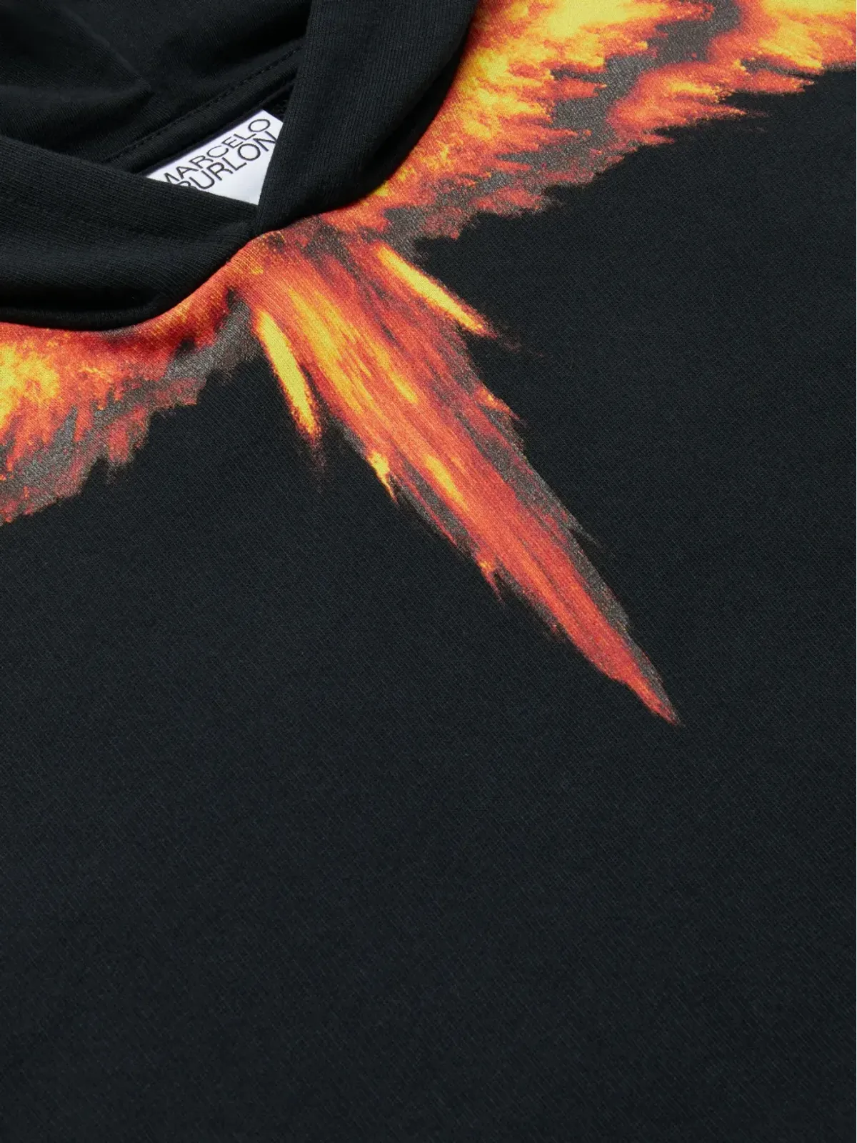 COUNTY OF MILAN KIDS Colordust Wings コットンフーディ - 画像3