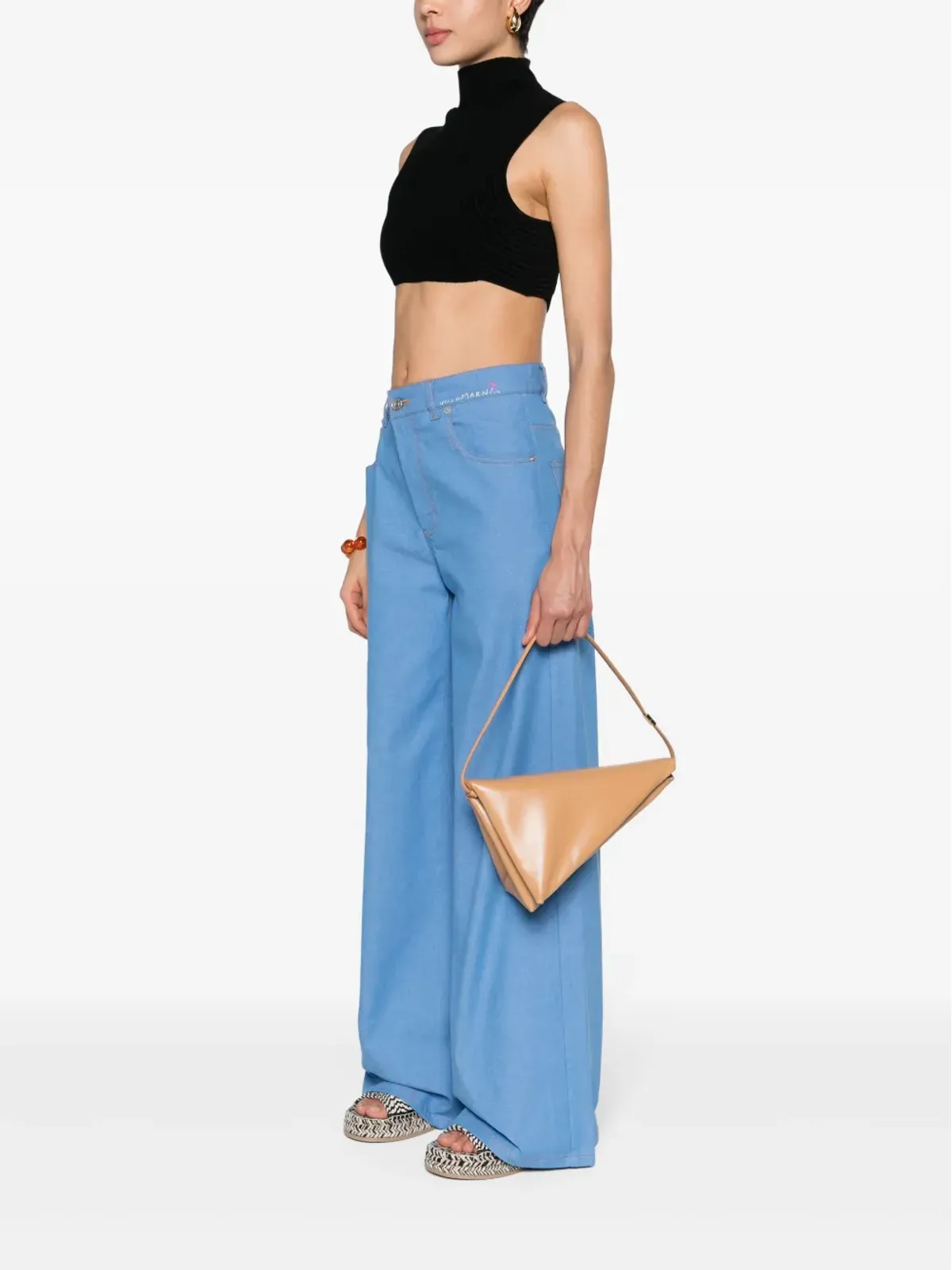 Marni Prisma Triangle ショルダーバッグ - ニュートラルカラー - 画像2