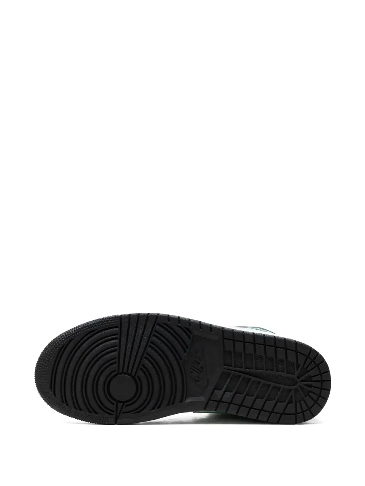 Jordan エアジョーダン 1 Mid グリーン・グロー スニーカー ブラック - 画像4