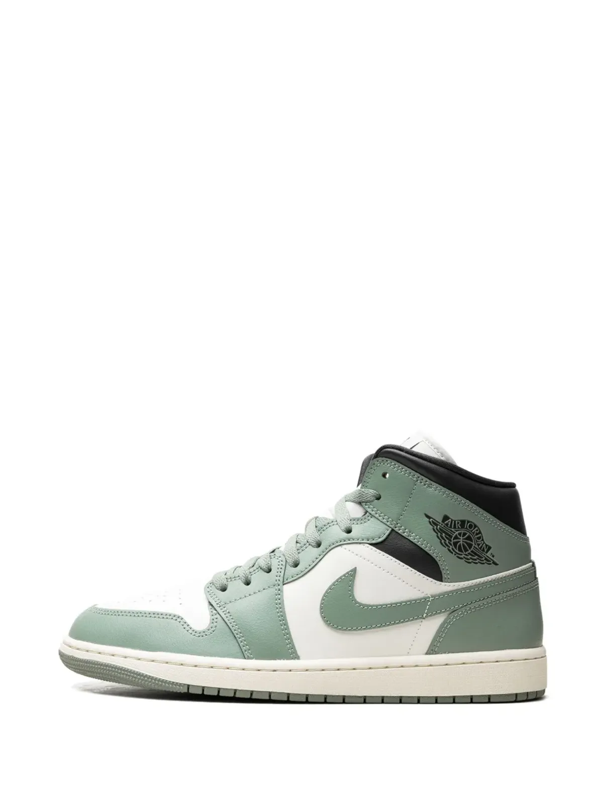 Jordan エア ジョーダン 1 ミッド ジェイドスモーク スニーカー - グリーン - 画像5
