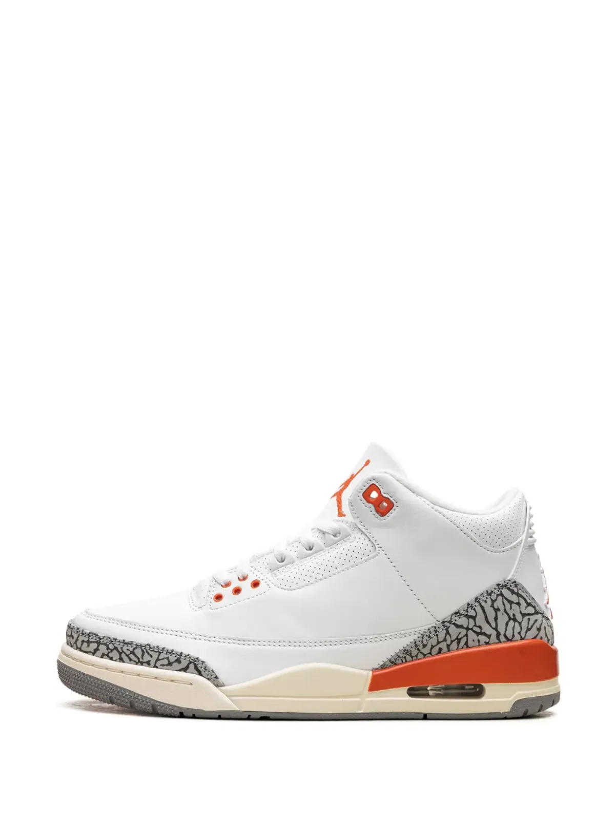Jordan エアジョーダン3 レトロ Georgia Peach スニーカー ホワイト - 画像5