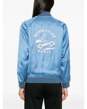 Maison Kitsuné テディボンバー ジャケット - ブルー - サムネイル4
