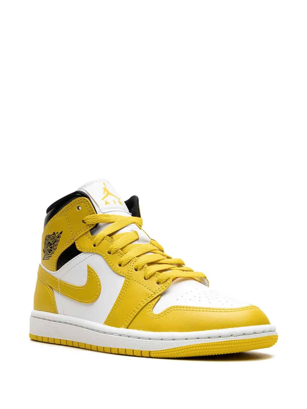 Jordan エア ジョーダン 1 ミッド「Vivid Sulfur」スニーカー - イエロー - 画像2