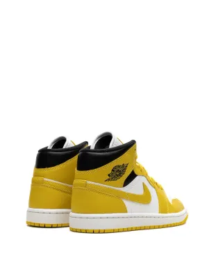 Jordan エア ジョーダン 1 ミッド「Vivid Sulfur」スニーカー - イエロー - サムネイル3