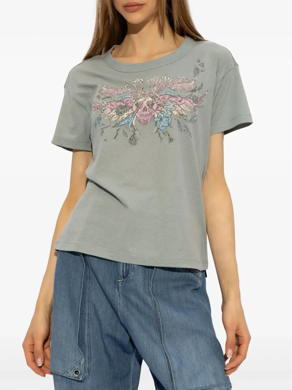 Zadig&Voltaire マルタ コンサート ディアマンテ クルーネック Tシャツ - 画像3