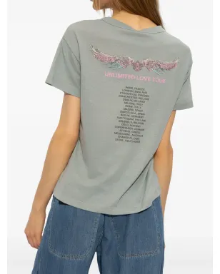 Zadig&Voltaire マルタ コンサート ディアマンテ クルーネック Tシャツ - サムネイル4