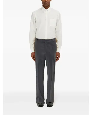 Ferragamo メランジ効果 テーラードパンツ - グレー - サムネイル2