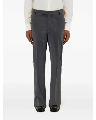 Ferragamo メランジ効果 テーラードパンツ - グレー - サムネイル4