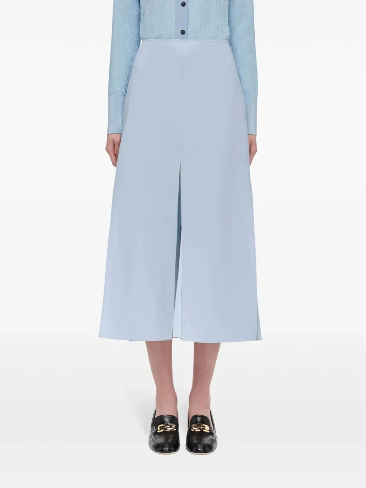 Ferragamo レイヤード風ミディスカート - 画像3