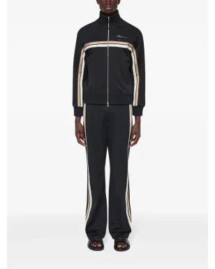Ferragamo ロゴ入りジップアップジャケット - ブラック - サムネイル2